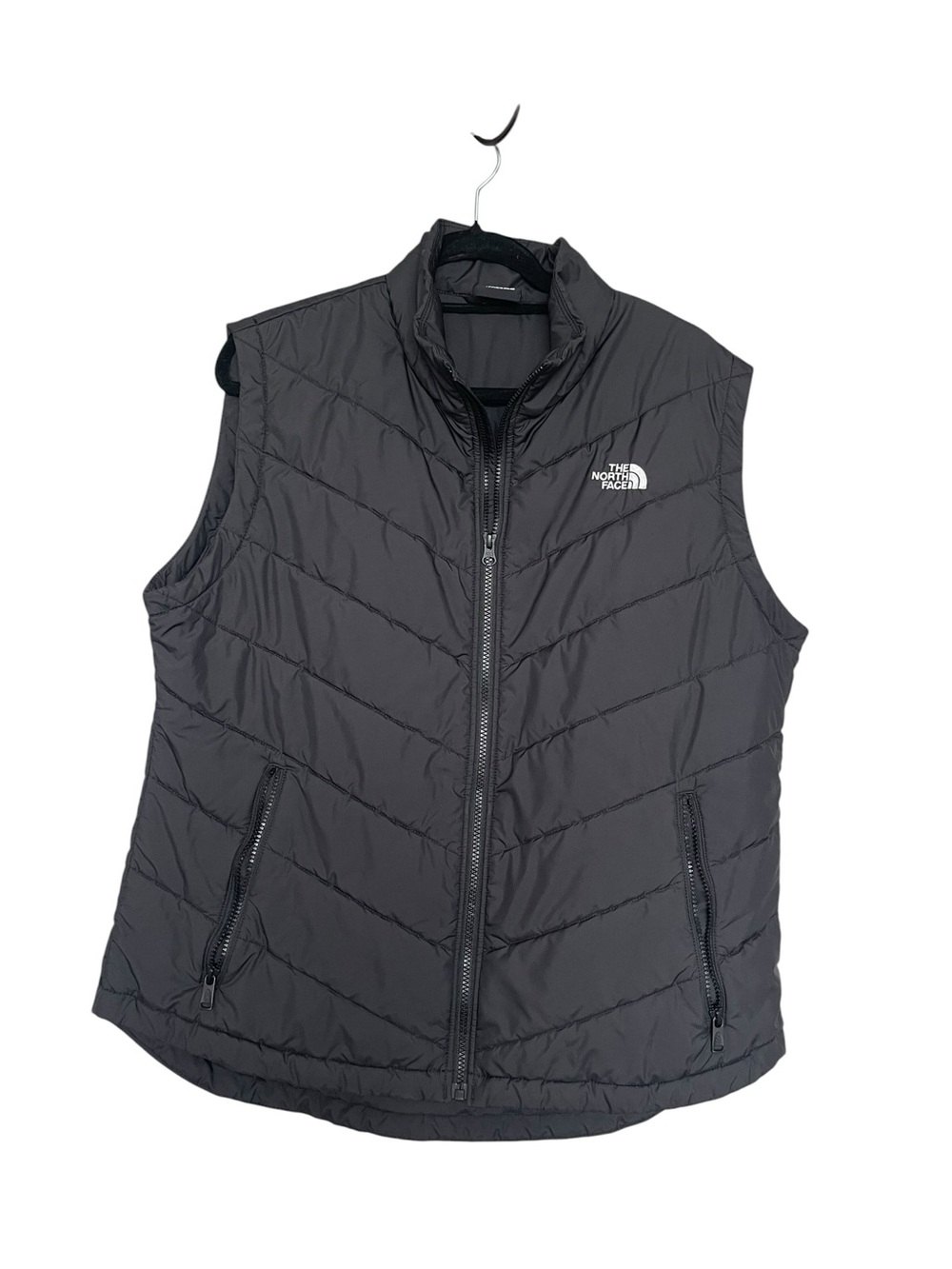 The North Face Black Quilted Down-Style Vest